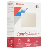 Накопитель на жестком магнитном диске Toshiba Внешний жесткий диск TOSHIBA HDTCA40EW3CA Canvio Advance 4ТБ 2.5" USB 3.0 св.-бежевый