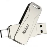 Флеш Диск Netac U782C 512Gb <NT03U782C-512G-30PN>, USB3.0+TypeC, металлическая