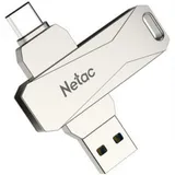 Флеш Диск Netac U782C 512Gb <NT03U782C-512G-30PN>, USB3.0+TypeC, металлическая