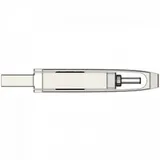 Флеш Диск Netac U782C 512Gb <NT03U782C-512G-30PN>, USB3.0+TypeC, металлическая