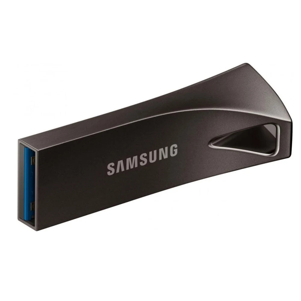 Флеш накопитель 256GB SAMSUNG BAR Plus, USB 3.1, 300 МВ/s, серый