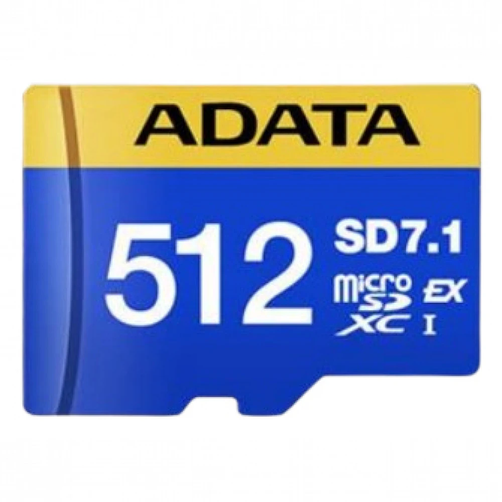 Карта памяти microSDXC 512GB ADATA Premier Extreme SD7.1 Express PCIe Gen3×1, UHS-I U3 / Class 10 / V30, 800/700 MB/s, SD-Express, Retail