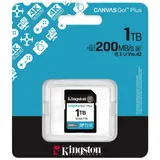 Карта памяти, Kingston, SDG4/1TB, SDXC 1TB, Canvas Go Plus, C10, UHS-I, U3, V30
