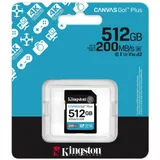 Карта памяти, Kingston, SDG4/512GB, SDXC 512GB, Canvas Go Plus, C10, UHS-I, U3, V30