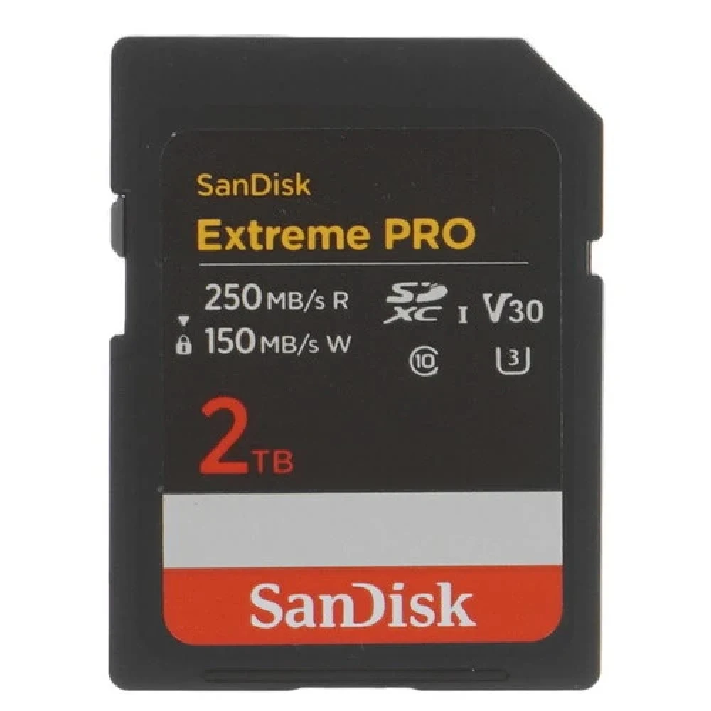 Флеш карта SDXC 2TB SanDisk Extreme Pro UHS-I Class 3 (U3) V30 200/140 MB/s <SDSDXXD-2T00-GN4IN>