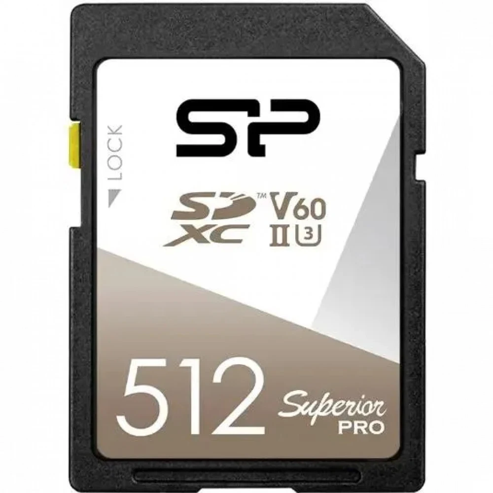Флеш карта SDXC 512GB Silicon Power SP512GBSDXJV6V10 Superior Pro V60 w/o adapter