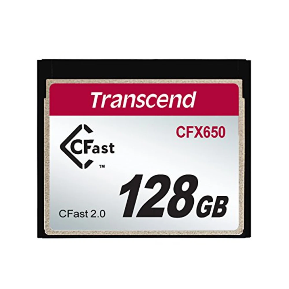Карта памяти Transcend CFX650 128Gb CFast 2.0 Скорость чтения/записи 510/370 МБ/с