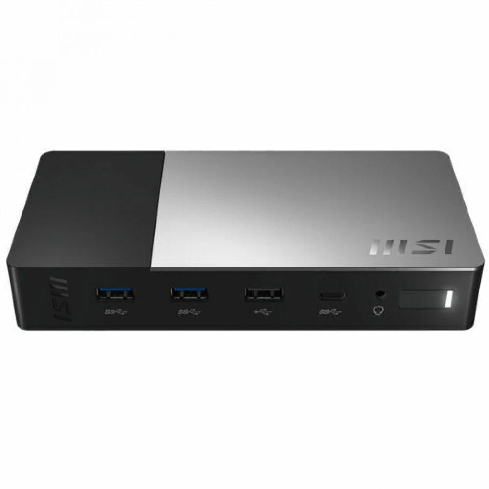 док-станция MSI USB-C Docking Station Gen 2 / 1xType-C(USB3.2Gen2/DP)/1xType-C USB3.2Gen2/2xType-A USB3.2Gen2/1xType-A USB2.0/1xHDMI2.1/1xDP/1xRJ45/1xComboJack/150W adapter