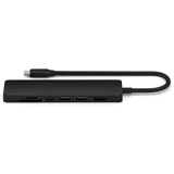 SATECHI 7-in-1 USB-C Slim Multiport Adapter with Ethernet (Black)