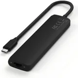 SATECHI 7-in-1 USB-C Slim Multiport Adapter with Ethernet (Black)