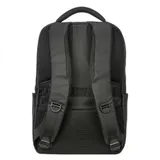 The Laser backpack for 15.6" laptops and 16" MacBooks, made from water-resistant resin-coated fabric obtained from recycled plastic, features a compact design and excellent pocket organization.