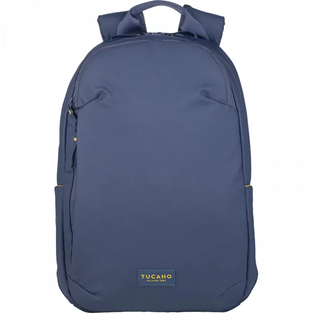 The Laser backpack for 15.6" laptops and 16" MacBooks, made from water-resistant resin-coated fabric obtained from recycled plastic, features a compact design and excellent pocket organization.