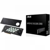 Карта расширения ASUS Hyper M.2 x16 Gen5 Card, 4xNVMe, M.2 (2242/2260/2280/22110).