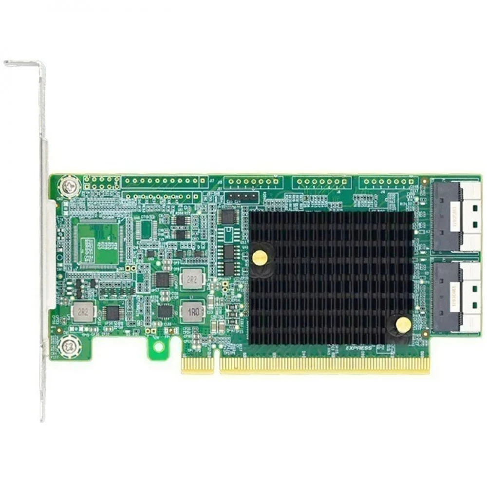 Адаптер для SSD/ PCIe x16 to Two SlimSAS SFF-8654 8i Retimer Adapter