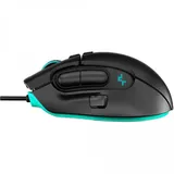 Компьютерная мышь, Deepcool, MG350, PAW3335DB-TZDU, Оптическая 16000 dpi, 8 кнопок, RGB, Проводная 1,8м, USB, Чёрная