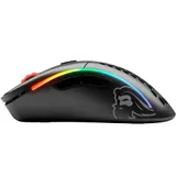 Компьютерная мышь, Glorious, Model D Wireless, GLO-MS-DW-MB, Игровая, Оптическая, Беспроводная, Glorious BAMF Sensor, 19000 DPI, 400 IPS, 50G, 1000 Hz, RGB, 6 кнопок, Длина провода 2м, Матовый черны