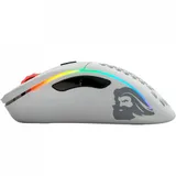 Компьютерная мышь, Glorious, Model D Wireless, GLO-MS-DW-MW, Игровая, Оптическая, Беспроводная, Glorious BAMF Sensor, 19000 DPI, 400 IPS, 50G, 1000 Hz, RGB, 6 кнопок, Длина провода 2м, Матовый белый