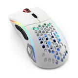 Компьютерная мышь, Glorious, Model D- Wireless, GLO-MS-DMW-MW, Игровая, Оптическая, Беспроводная, Glorious BAMF Sensor, 19000 DPI, 400 IPS, 50G, 1000 Hz, RGB, 6 кнопок, Длина провода 2м, Матовый бел