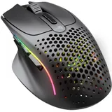 Компьютерная мышь, Glorious, Model I 2 Wireless, GLO-MS-IWV2-MB, Игровая, Оптическая, Беспроводная, 2.4 Ghz, Bluetooth 5.2 LE, Glorious BAMF 2.0 Sensor, 26000 DPI, 650 IPS, 50G, 1000 Hz, RGB, 9 кноп