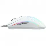 Компьютерная мышь, Glorious, Model O 2, GLO-MS-OV2-MW, Игровая, Оптическая, Проводная, Glorious BAMF 2.0 Sensor, 26000 DPI, 650 IPS, 50G, 1000 Hz, RGB, 6 кнопок, Длина провода 2м, Матовый белый