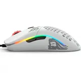 Компьютерная мышь, Glorious, Model O, GO-WHITE, Игровая, Оптическая, Проводная, Pixart PMW-3360 Sensor, 12000 DPI, 250+ IPS, 50G, 1000 Hz, RGB, 6 кнопок, Длина провода 2м, Матовый белый