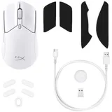 Компьютерная мышь, HyperX, 6N0A9AA, Pulsefire Haste 2 Wireless, Игровая, Оптическая 32000dpi, 650 IPS, 6 кнопок, Беспроводная, USB, Белый