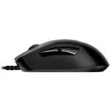 Мышь игровая Logitech G403 Hero Black [910-005632] черная, лазерная, 25600dpi, 6 кнопок, подсветка, USB, 2.1м, под правую руку