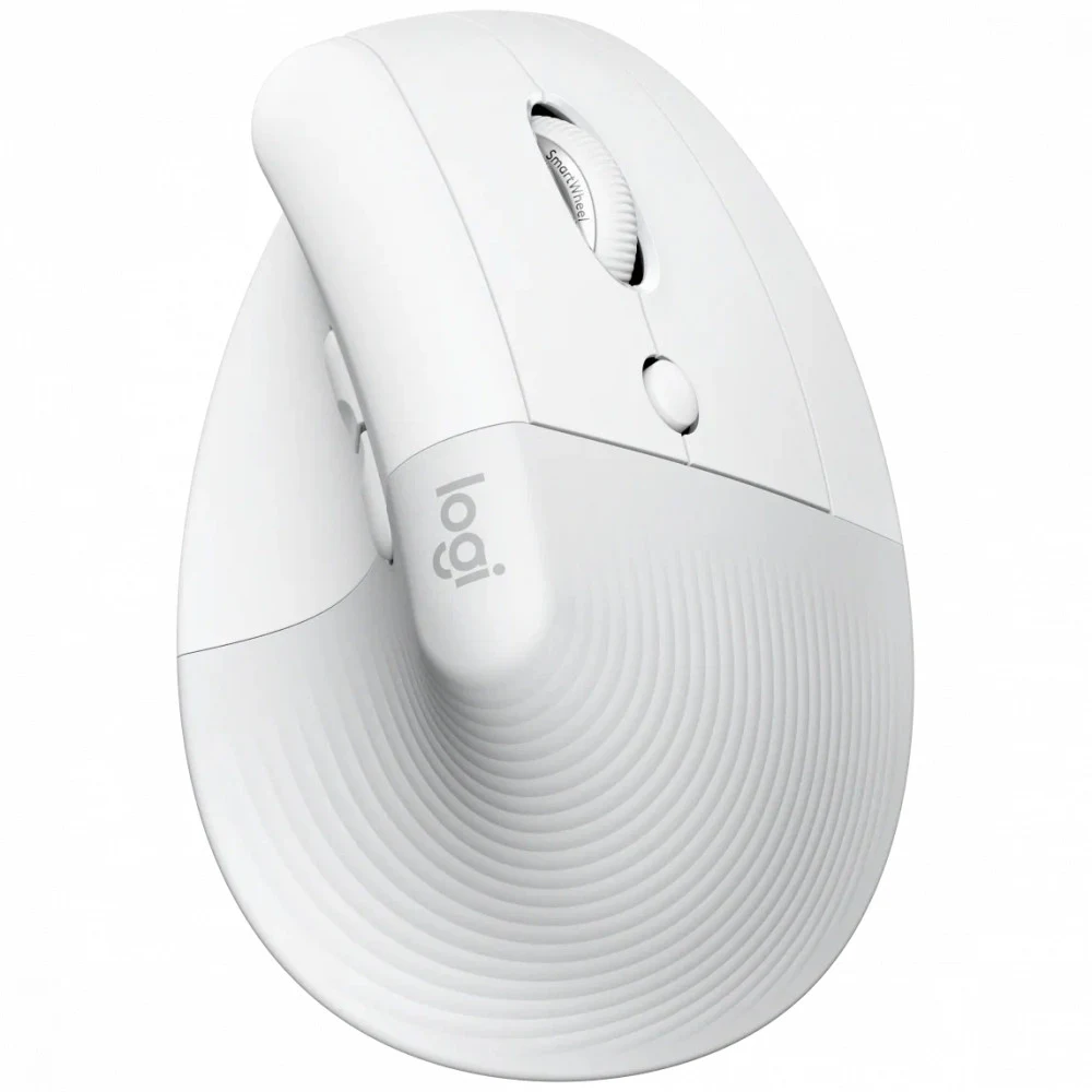 Мышь беспроводная Logitech Lift Vertical Ergonomic WHITE/PALE GREY (4000dpi 4but) (910-006480)