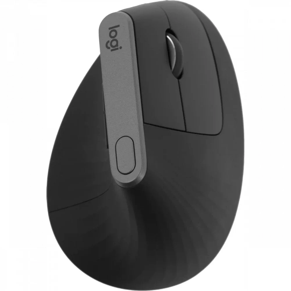 Мышь беспроводная Logitech MX Vertical /Вертикальная/4000 dpi/оптическая/6 кнопок/аккумулятор/Bluetooth-USB/черный (910-005451)