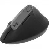 Мышь Logitech MX Vertical черный/черный оптическая (4000dpi) беспроводная BT/Radio USB (6but)