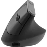 Мышь Logitech MX Vertical черный/черный оптическая (4000dpi) беспроводная BT/Radio USB (6but)
