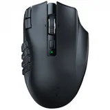 Компьютерная мышь, Razer, Naga V2 HyperSpeed, RZ01-03600100-R3G1, Игровая для MOBA и MMO игр, Оптическая 16000dpi (сенсор 5G), 3 сменные боковые панели с конфигурациями на 2, 6 и 12 кнопок(19 + 1) п