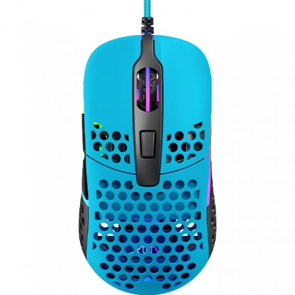 Мышь Xtrfy M42 RGB, Miami Blue, Wired, Gaming, Optical, 16000dpi, RGB backlight, USB