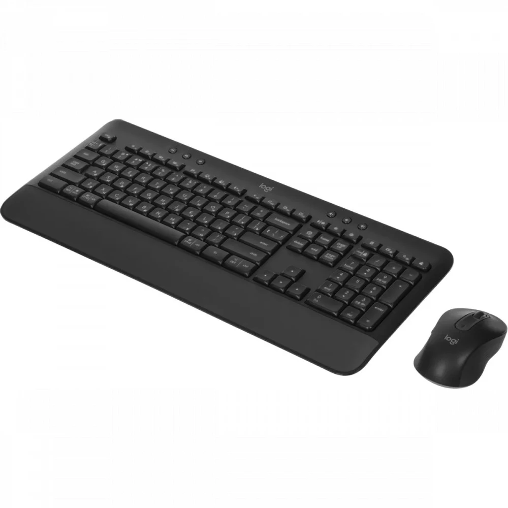 Клавиатура + мышь Logitech MK650 COMBO FOR BUSINESS клав:графитовый мышь:черный/серый USB беспроводная Bluetooth/Радио (920-011013)