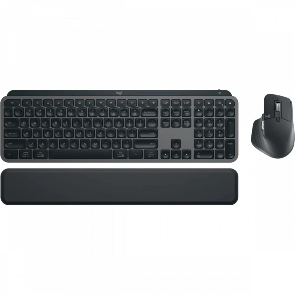 Клавиатура + мышь Logitech MX Keys S Combo клав:графитовый/черный мышь:графитовый USB беспроводная Bluetooth/Радио LED (920-011619)