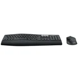 Комплект беспроводной Logitech MK850 Performance [920-008232] клавиатура черная, мультимедийная, 107 клавиш, мышь черная, оптическая, 8 кнопок, 2.4GHz, USB-ресивер (066939)