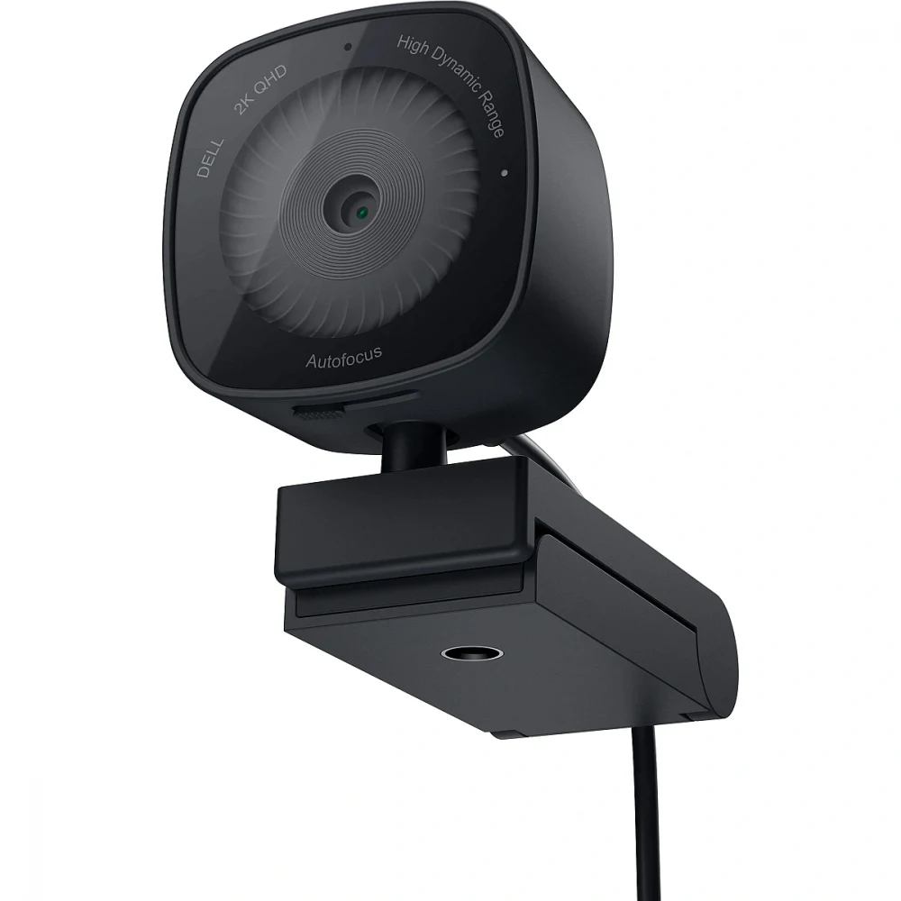 Web-камера Dell WB3023, 5Мп, 2560x1440, автофокус, USB Type-C, микрофон, Black