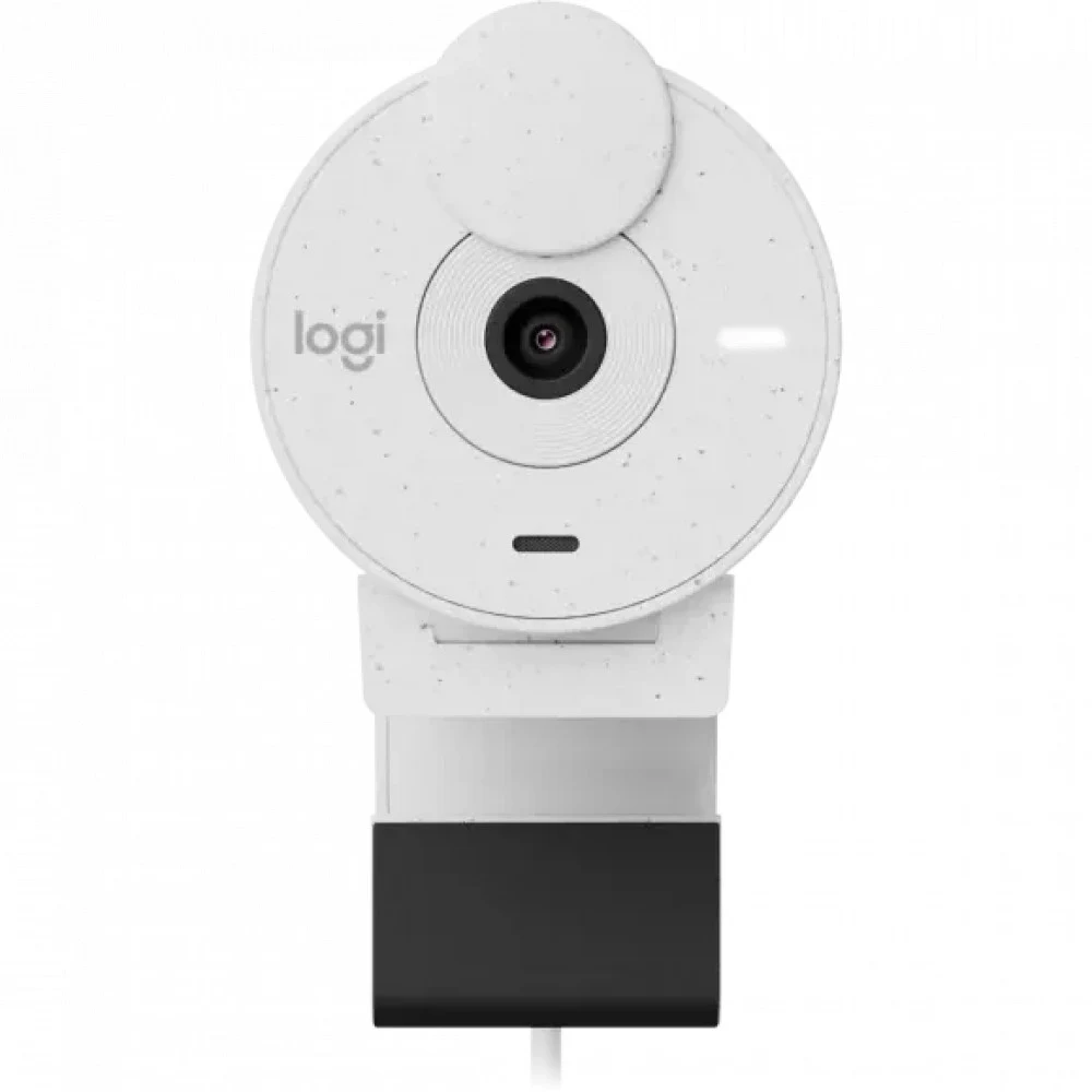 Камера Web Logitech HD Webcam Brio 300 белый 2Mpix (1920x1080) USB Type-C с микрофоном (960-001442)
