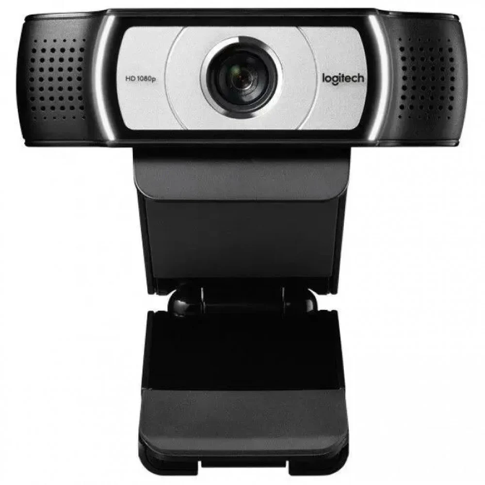 Веб-камера Logitech C930e черная, 3Mp, FHD 1080p@30fps, автофокус, 4х zoom (1080p), угол обзора 90°, складная подставка, USB2.0, кабель 1.5м