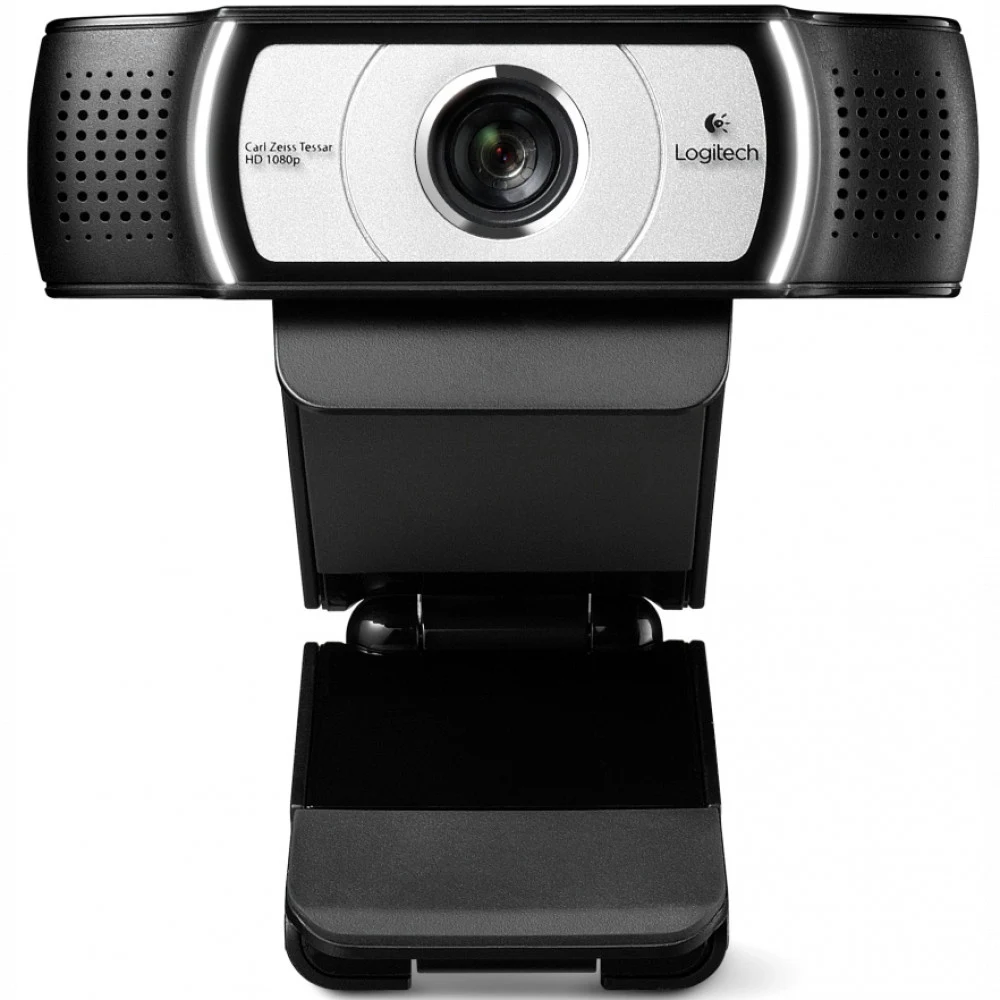 Веб-камера Logitech C930e [960-000972] черная, 3Mp, FHD 1080p@30fps, автофокус, 4х zoom (1080p), угол обзора 90°, складная подставка, USB2.0, кабель 1.5м