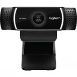 Веб-камера Logitech C922 Pro Stream (Full HD 1080p/30fps, 720p/60fps, автофокус, угол обзора 78°, стереомикрофон, лицензия XSplit на 3мес, кабель 1.5м, штатив) (арт. 960-001089, M/N: V-U0028)