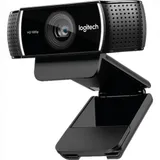 Веб-камера Logitech C922 Pro Stream (Full HD 1080p/30fps, 720p/60fps, автофокус, угол обзора 78°, стереомикрофон, лицензия XSplit на 3мес, кабель 1.5м, штатив) (арт. 960-001089, M/N: V-U0028)