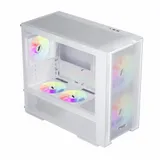 Компьютерный корпус, 1STPLAYER, AU6-WH, AU6-WH-2FA7-14-W-2FA7R-W-1FA7-W, M-ATX / ITX, 1*3.5"/2*2.5", Вентилятор 4*14 / 1*12см, Высота кулера до 170 мм, Длина VGA до 390 мм, 457x215x407 мм, Без Б/П,