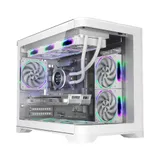 Компьютерный корпус, 1STPLAYER, UV6 WH, UV6-WH-2FC7R-W-1FC7-W, M-ATX / ITX, 2*3.5"/3*2.5", Высота кулера до 157 мм, Длина VGA до 400 мм, 280453377 мм, Без Б/П, Белый