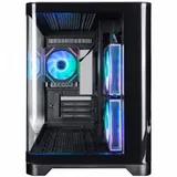 Компьютерный корпус, 1STPLAYER, UV6 BK, UV6-BK-2FC7R-1FC7, M-ATX / ITX, 2*3.5"/3*2.5", Высота кулера до 157 мм, Длина VGA до 400 мм, 280453377 мм, Без Б/П, Черный