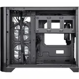 Компьютерный корпус, 1STPLAYER, UV6 BK, UV6-BK-2FC7R-1FC7, M-ATX / ITX, 2*3.5"/3*2.5", Высота кулера до 157 мм, Длина VGA до 400 мм, 280453377 мм, Без Б/П, Черный