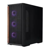 Компьютерный корпус, 1STPLAYER, WD7 Black, WD7-BK-4FA7-2FA7R, ATX/Micro-ATX, 2*3.5"/2*2.5", Высота кулера до 165 мм, Длина VGA до 315 мм, 365210452 мм, Без Б/П, Черный