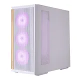 Компьютерный корпус, 1STPLAYER, WD7 White, WD7-WH-4FA7-W-2FA7R-W, ATX/Micro-ATX, 2*3.5"/2*2.5", Высота кулера до 165 мм, Длина VGA до 315 мм, 365210452 мм, Без Б/П, Черный