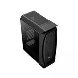 Компьютерный корпус, Aerocool, Aero One Eclipse, ATX/Micro ATX, USB 2*3.0, HD-Audio+Mic, Кулер 4*12см Eclipse, Высота процессорного кулера до 161 мм, Толщина 0,5мм, Без Б/П, Чёрный