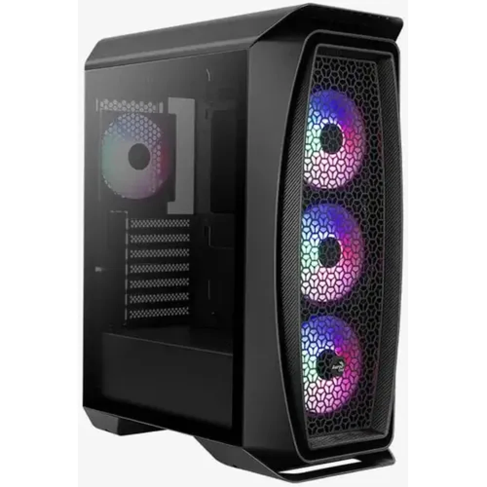 Компьютерный корпус без БП, Aerocool, Aero One Frost-G-BK-v1, ATX/Micro ATX, USB 2*3.0, HD-Audio+Mic, Кулер 4*12см Frost